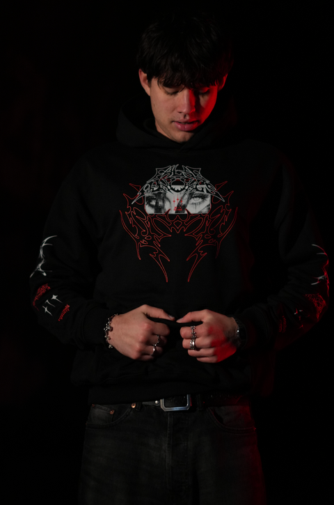 Rival Dark Oversized Hoodie